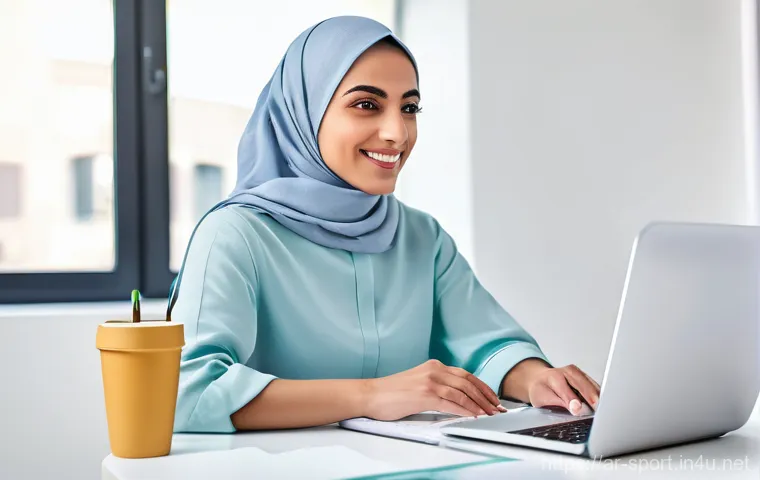 생활체육지도사와 근무 스케줄 조정 - **Prompt:** A smiling, warm male or female Arab fitness coach in their mid-30s, dressed in smart cas...