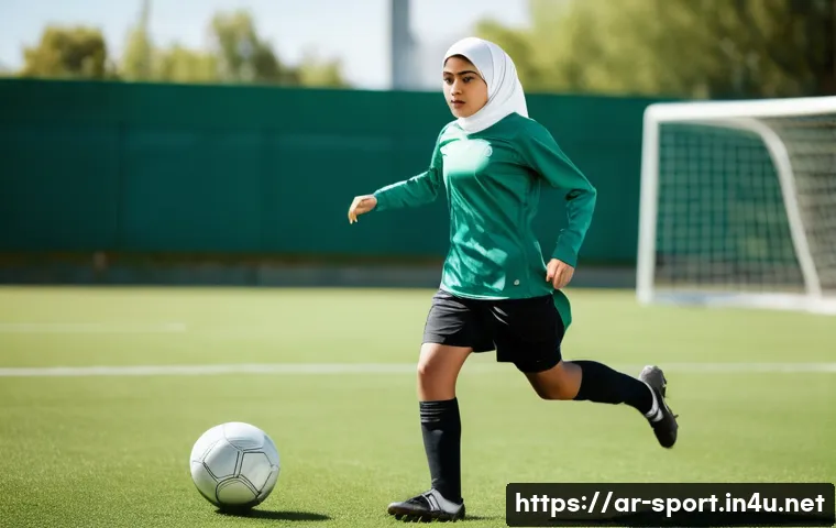 생활체육지도사와 관련된 법규 이해 - **Prompt:** "A young female soccer player, around 16 years old, wearing a full sports uniform (jerse...