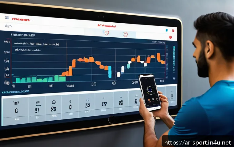 생활체육지도사와 운동 기술 지도법 - A modern sports training environment featuring a Middle Eastern male coach using a smartphone app to...